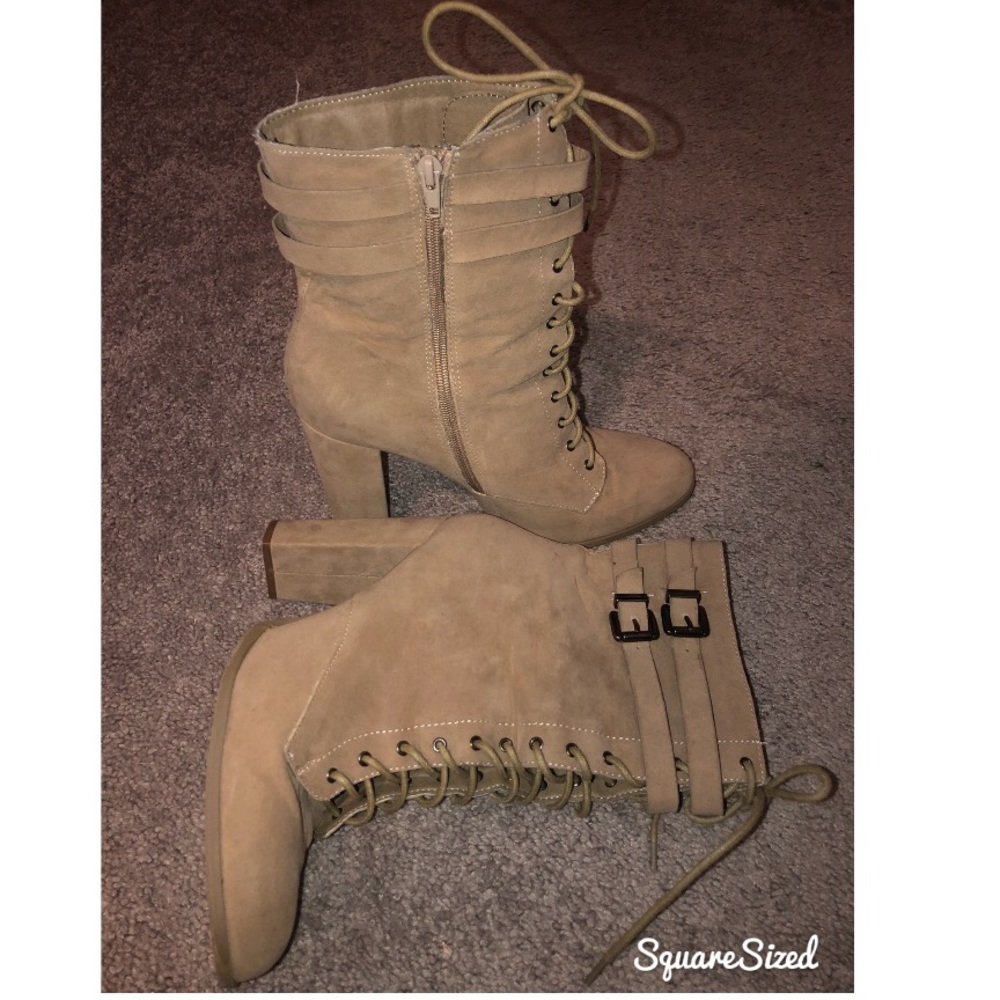 heeled booties
